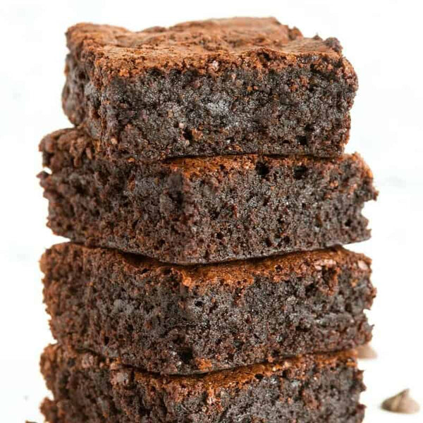 Best Fudgy Vegan Brownies (Gluten Free)